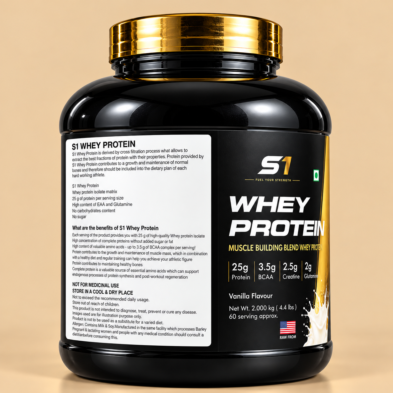 S1 Whey Protein – Vanilla Flavour
